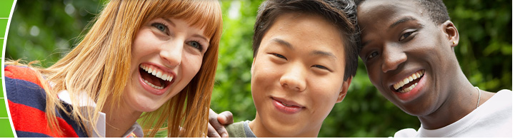 photo of teens smiling